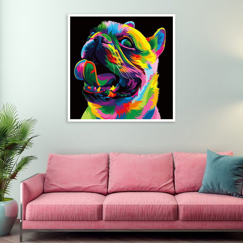 5D DIY Full Drill Diamond Painting Dog Embroidery Cross Stitch Mosaic Decor Kit