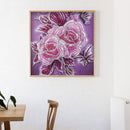 Rose Diamond Painting Special Shape Rhinestone Partial Drill Picture (Y172)