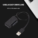 Portable Adapter Sata To Usb Converter ABS Mobile Hard Drive for Office Supplies