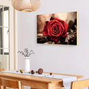 5D DIY Diamond Painting Red Rose Full Round Drill Mosaic Art Picture Rhinestone