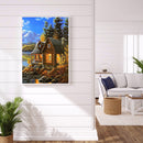 Diamond Painting River House Full Round Drill Picture of Rhinestone DIY Drawing