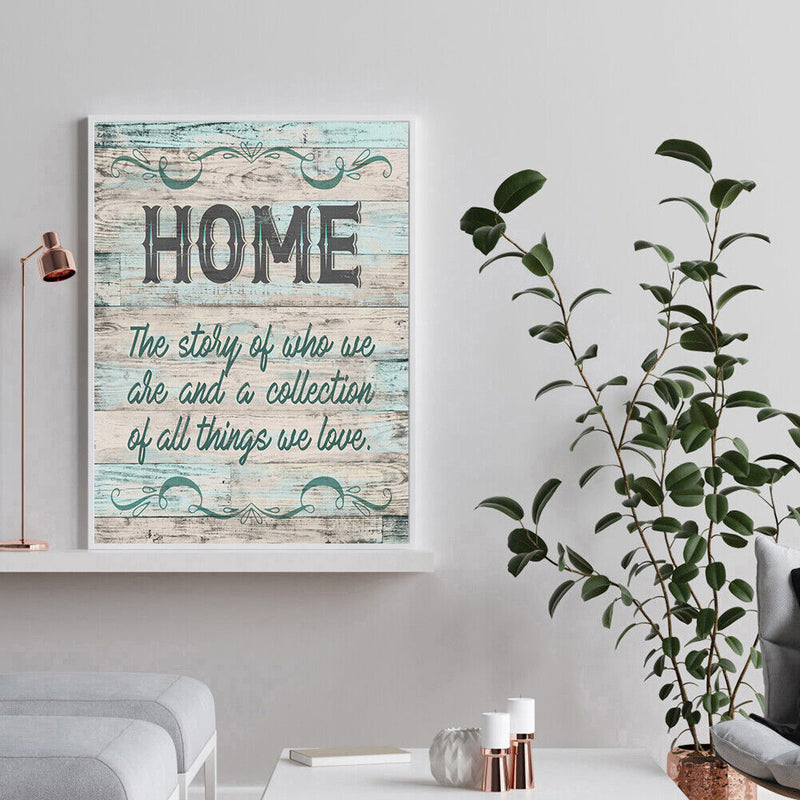 Digital Paint Calligraphy Painted By Numbers On Canvas Wall Decor