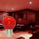 3W/5W/7W E27 175-265V LED Lantern Color Lamp Red Bulb Party Lighting Decoration