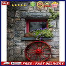 Frameless Oil Paint By Numbers DIY Window Flower Picture Craft Kit for Home