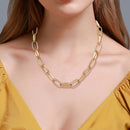 Punk Style Choker Thick Chain Women Hip Hop Necklace Collar Statement Jewelry