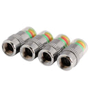 4 Pcs Car Auto Tire Monitor Valve Dust Cap Pressure Indicator Sensor Eye Newly