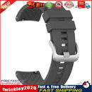 22mm Silicone Wrist Strap Band w/Buckle for Amazfit GTR 47mm (Dark Grey) Newly