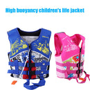 Children Buoy Life Vest Swimming Boating Fishing Waistcoat Jackets (Blue L)