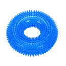 Bite Resistant Large Golden Retriever Circle Ring Thorn Molar Ball (S Blue)