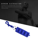 Arrow Puller Gripper Assists w/ Clip Protecting Arrow Shaft Remover (Blue)
