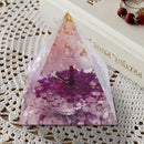 Crystal Energy Generator Orgone Pyramid Spiritual Heal Orgonite Stone (F)