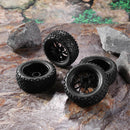 4pcs Rubber Tire On Road RC Racing Car Wheel for 1/10 Hsp Redcat RC Crawler