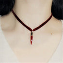 Blood Gothic Transparent Vampire Diaries Pendant Glass Bottles Necklace Chocker