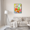 5D DIY Diamond Painting Kitten Sewing Embroidery Full Drill Cross Stitch Mosaic