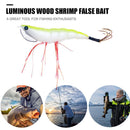 Luminous Wood Shrimp Simulation Fishing Lure 12cm 17.2g Artificial Bait (5)
