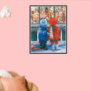 5D Diamond Embroidery Painting DIY Christmas Snowing Street Cross Stitch