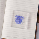 Acrylic Stamp Block Clear Stamping Tool Set with Grid Line Craft (7x7cm)