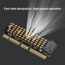 SSD M.2 NVME to PCI-E 4.0 X4 Riser Card PCI-Express X4/X8/X16 M Key Adapter