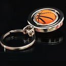Gift Lovely Sports Rotating Basketball Keyring KeyFob Keychain