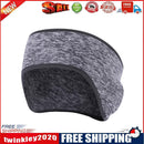 Winter Warm Double-Layer Fleece Scarf Neck Cover for Women Men (Light Gray)