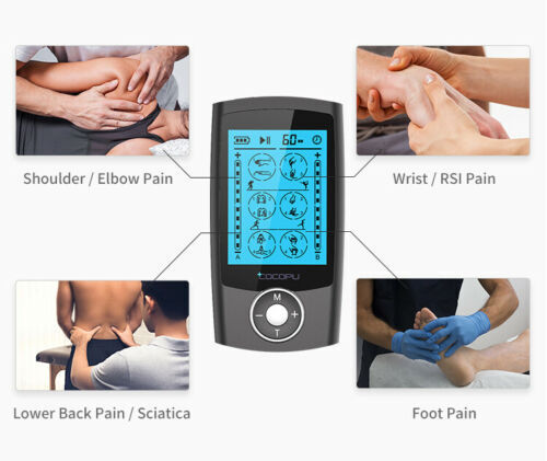 EGA TECK 24 Modes Tens Unit Muscle Stimulator Machine Pulse Massager Pain Relief