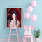 Beauty Girl Oil Paint by Numbers Hand Painted Frameless Picture Home Ornament