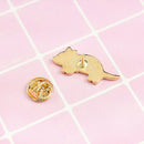 Cute Cartoon Animal Brooches Badge for Women Men Jacket Backpack Pins Jewelry