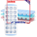 Ice Cube Trays 3 Pack Flexible for Cocktail Freezer Stackable Ice Mold with Lids
