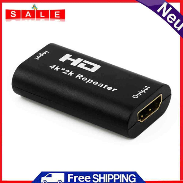 HDMI Repeater Extender Amplifier Video Audio Signal Booster for Monitor HDTV