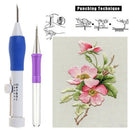 Magic ABS Plastic DIY Threaders Sewing Embroidery Pen Set Punch Needle Knitting
