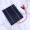 Portable Waterproof Solar Panel 5W 12V Outdoor DIY Polysilicon Epoxy Panels