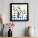 Ink Blue Flower Oil Paint By Numbers Kit DIY Acrylic Painting Wall Art Picture