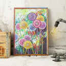 5D DIY Special Shaped Diamond Painting Flower Embroidery Mosaic Kits Wall D