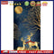 Golden Deer Oil Paint By Numbers DIY Handpainted on Canvas Wall Picture Unframed
