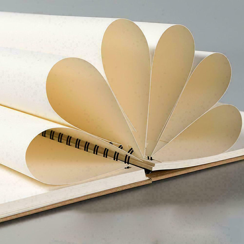 100 Pages Dot Grid Kraft Cover Coil Journal Notebook Favor School A5 S1H4 R2T2