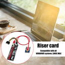 USB 3.0 Mini PCIE Riser SATA 16X PCIE PC Adapter Card Power Cable (6 Pin)