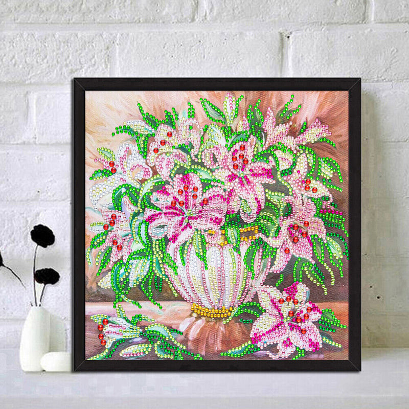 Part Drill Special Shaped DIY Flowers Crystal Rhinestones Diamond Painting