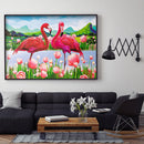 Diamond Painting Flamingo Full square Rhinestone Wall