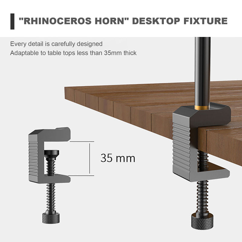 Light Pole Shelves of Camping Standing Lamp Adjustable Height & Angle Design