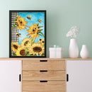 DIY Full Round Drill Diamond Paint Sunflower Mosaic Rhinestone Drawing Pictur