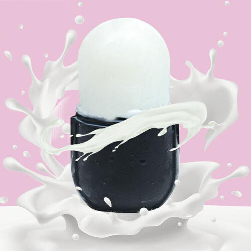 Reusable Silicone Ice Cube Gua Sha Massager Molds Shrink Pores Tool (Black)