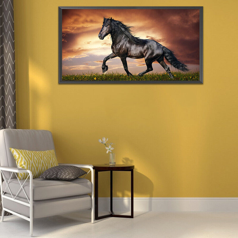 Diamond Painting 5D Galloping Horse DIY Full Square Drill Art Kit Rhinestone Set