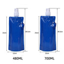 Foldable Portable Outdoor Water Bags Camping Picnic Water Carrier (700ml)