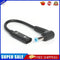 PD USB C Female to Right Angle DC Connector Adapter for Laptop (5.5x1.7mm)