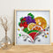 DIY Fruit Love Drawing Part Special Shape Diamond Mosaic Painting Kit Room Decor