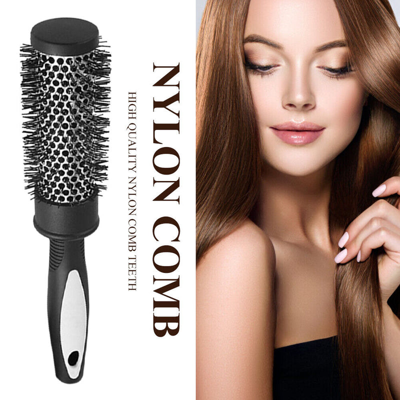 Nylon Hair Roll Comb Cylinder Curly Hair Rolling Comb Hair Styling Tool (S)
