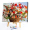 Painting By Numbers Kit DIY Basket Flower Canvas Oil Art Picture Craft