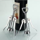 1pcs Stainless Steel Bottle Opener Waiter Metal Red Corkscrew Corkscrew Bottles