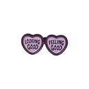 Gift Coffee Shaped Love Heart Brooch Badge Letter Pin Denim Jackets Lapel Pin
