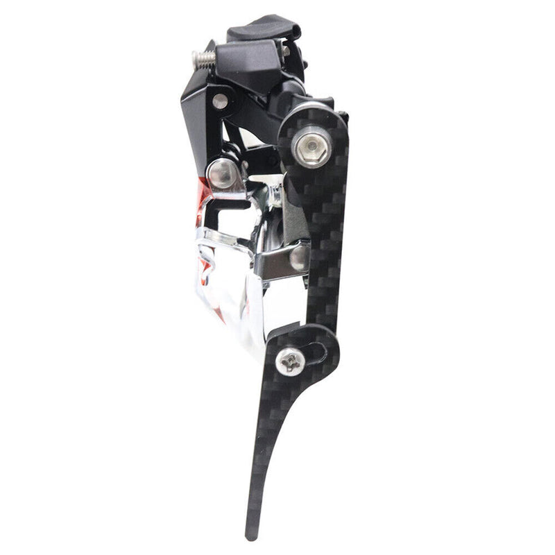 Road Bicycle Wide Narrow Chain Guide Protector Anti-Drop Stabilizer Black